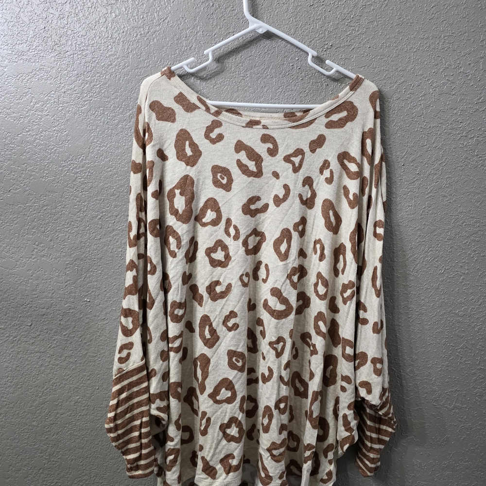 3X Maurices - Leopard Print Women's Top